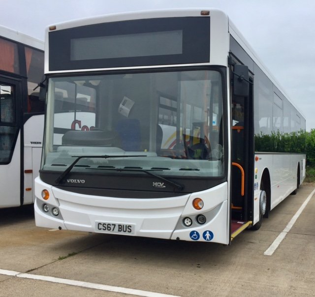 CS67BUS is a Volvo/MCV and joins the fleet of Coach Services based in Thetf...