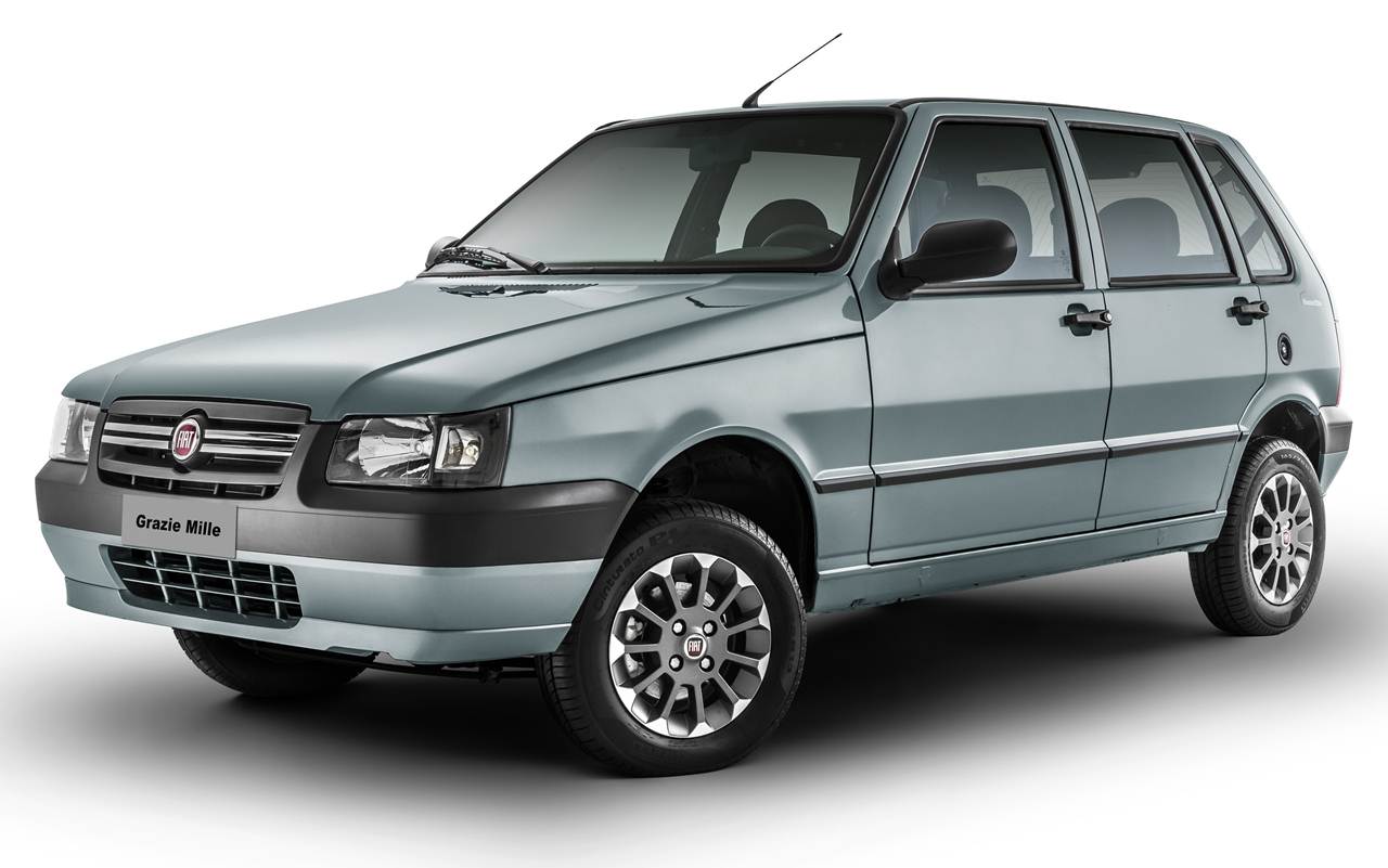 Fiat Uno Mille se despede com Grazie Mille, a R 31.200 reais Fiat Uno Mille se despede com Grazie Mille, a R 31.200 reais