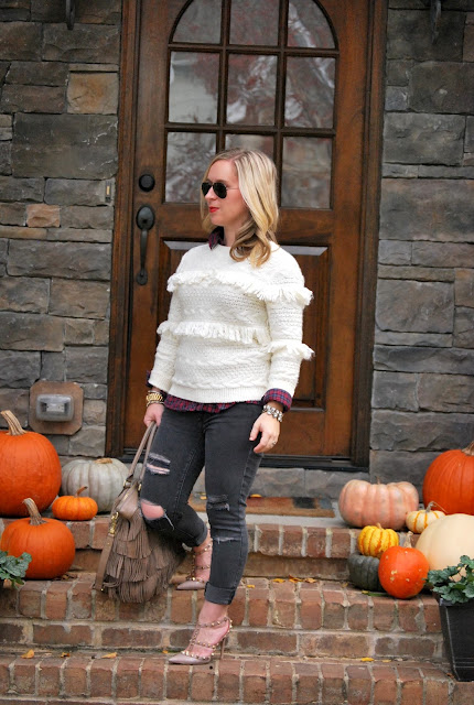 fringe sweater, how to style a fringe sweater