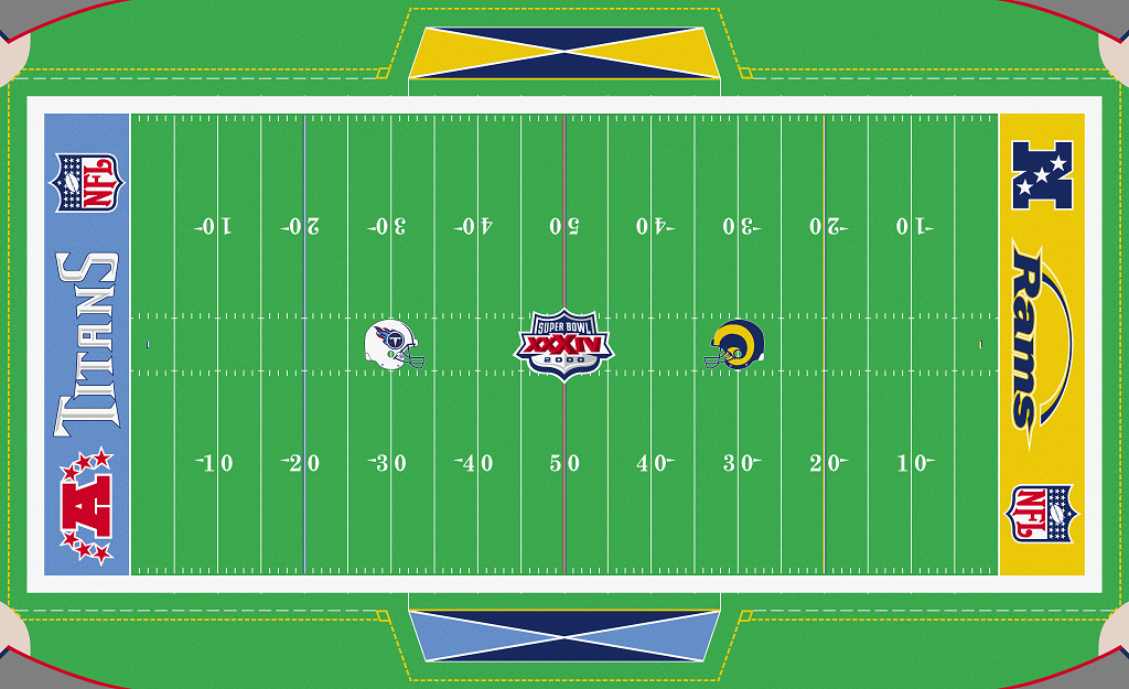 Sports Aesthetics A Uniforms and Logos Page Best Super Bowl Field