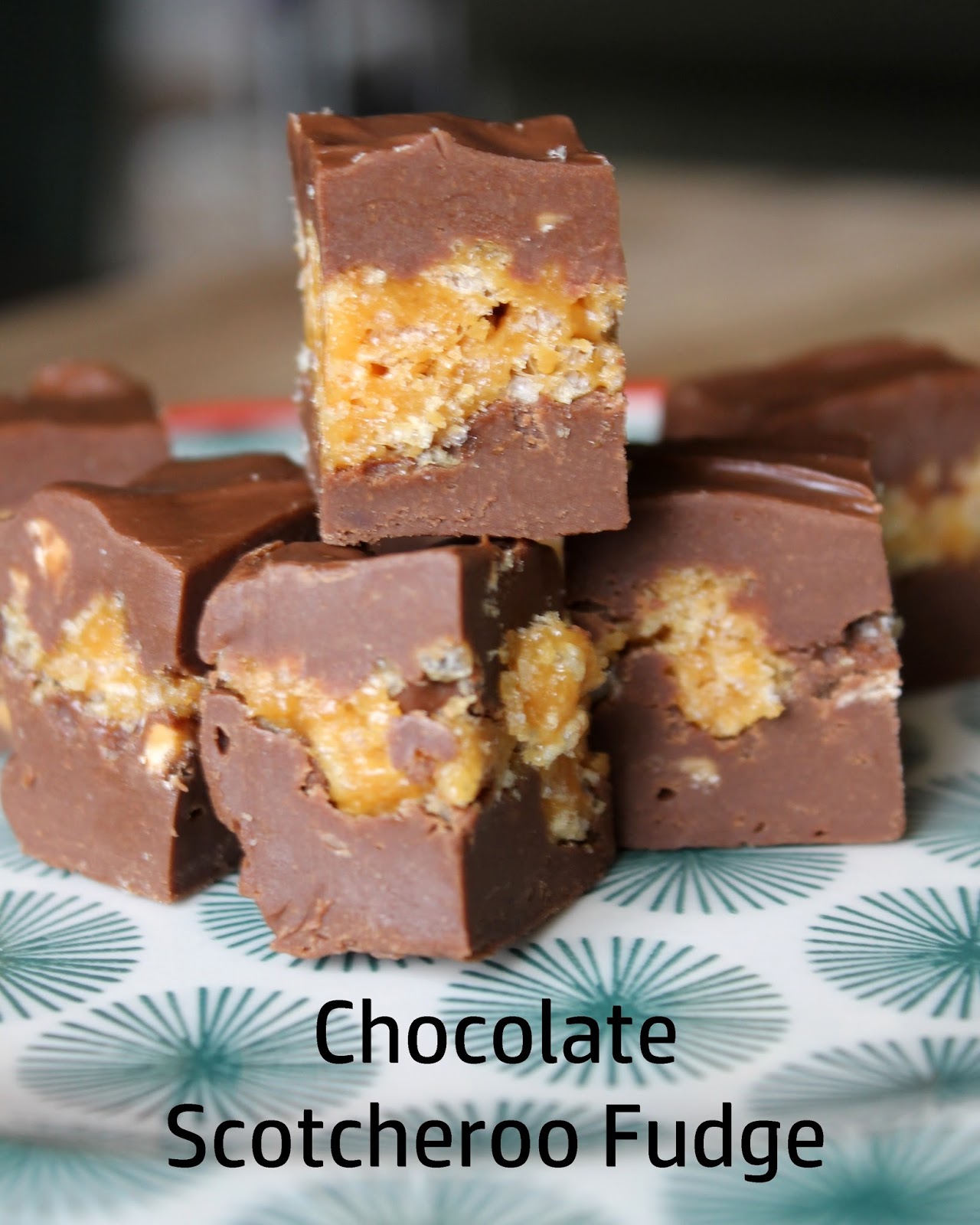 Auntie Bethany The Best Gluten Free Chocolate Scotcheroo Fudge