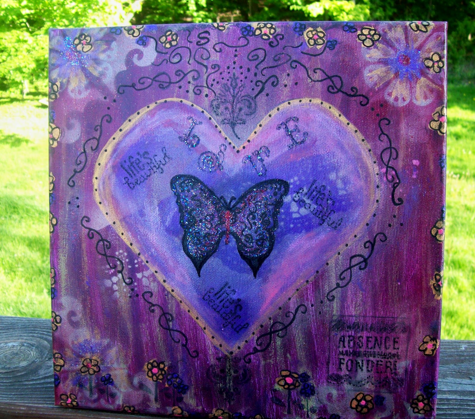 IndigoEarth and WildHeart Art Studios Glitter Creativity "On the Edge"
