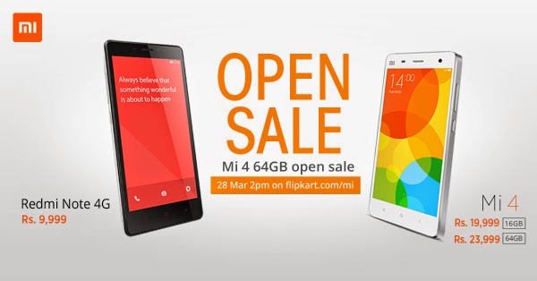 Xiaomi Open Sale Dhamaka Started in Flipkart India