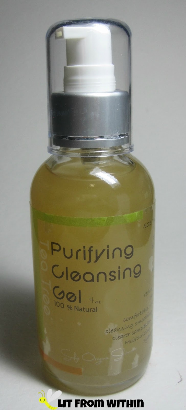 Safe Organic Skincare Tea Tree Purifying Cleansing Gel.  