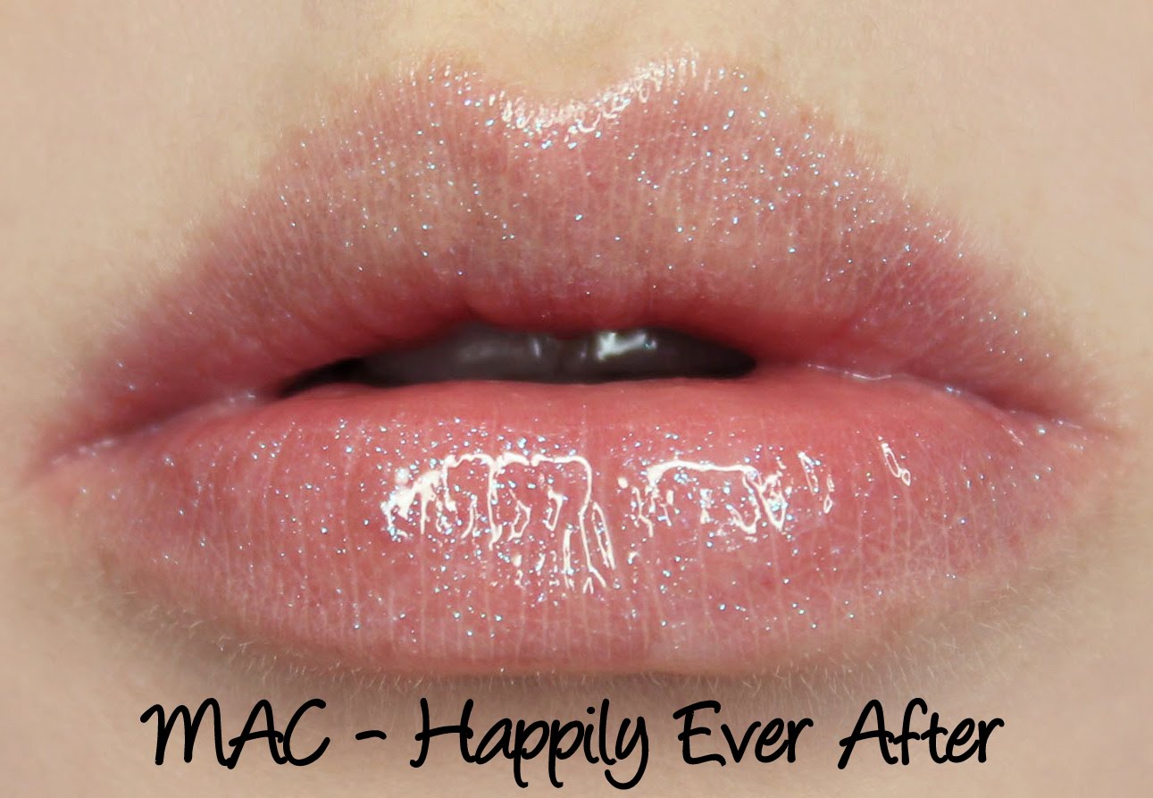 MAC Cinderella: Happily Ever After Lipglass Swatches & Review