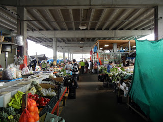 Inside Canino Produce Market- the farmer's booths section 