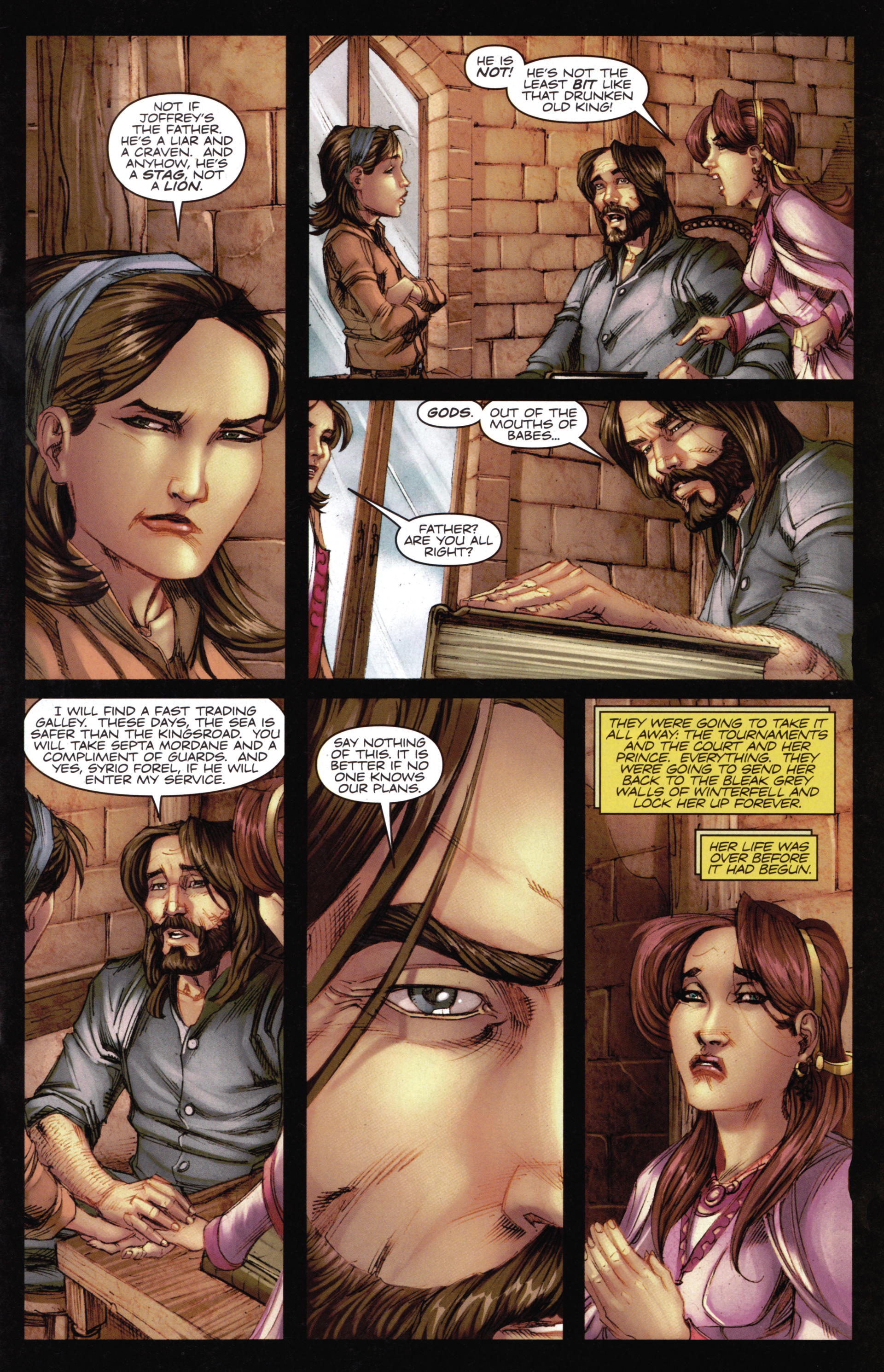 Read online A Game Of Thrones comic -  Issue #14 - 15