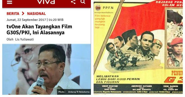 Karni Ilyas: Betul, tvOne Akan Tayangkan Film G30S/PKI