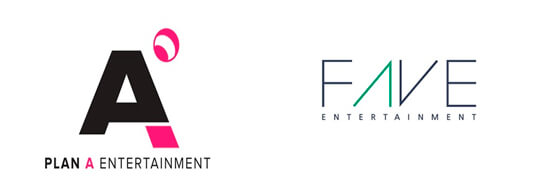 fusión  Fave Entertainment 페이브엔터테인먼트 Plan A 플랜에이  Play M Entertainment 플레이엠 엔터테인먼트