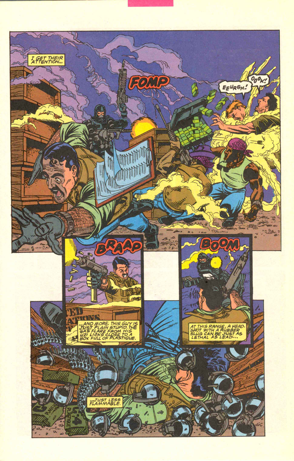 Read online The Punisher (1987) comic -  Issue #82 - Firefight - 8