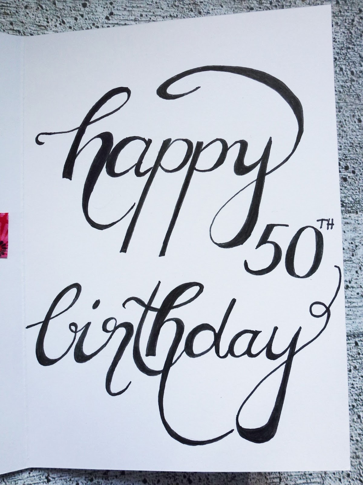 Handlettering Alles Gute Zum Geburtstag Handlettering Und