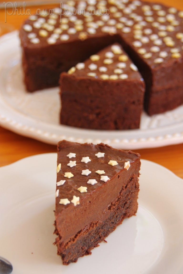 Philo aux fourneaux: Gâteau d'anniversaire double chocolat ...