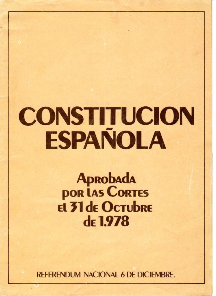 CONSTITUCIÓN ESPAÑOLA 1978