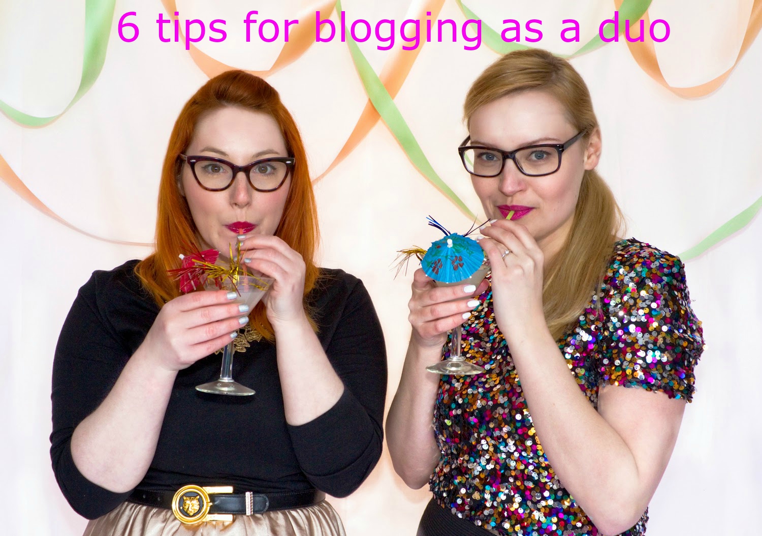 Wardrobe Conversations, blogging duo, blogging tips, award winning, scottish bloggers, cocktails, sequins, party dresses, how to, fashion stylist