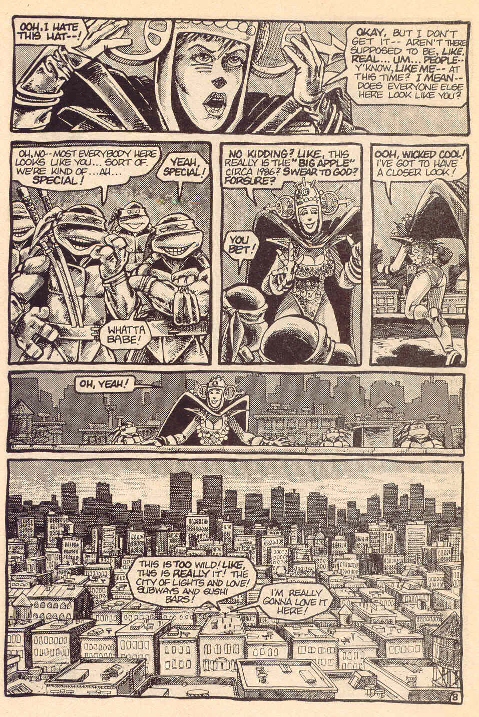 Read online Teenage Mutant Ninja Turtles (1984) comic -  Issue #8 - 10