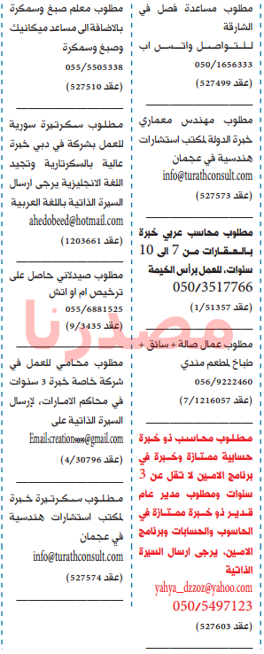 وظائف شاغرة فى جريدة الخليج الامارات السبت 01-10-2016 %25D8%25A7%25D9%2584%25D8%25AE%25D9%2584%25D9%258A%25D8%25AC%2B4