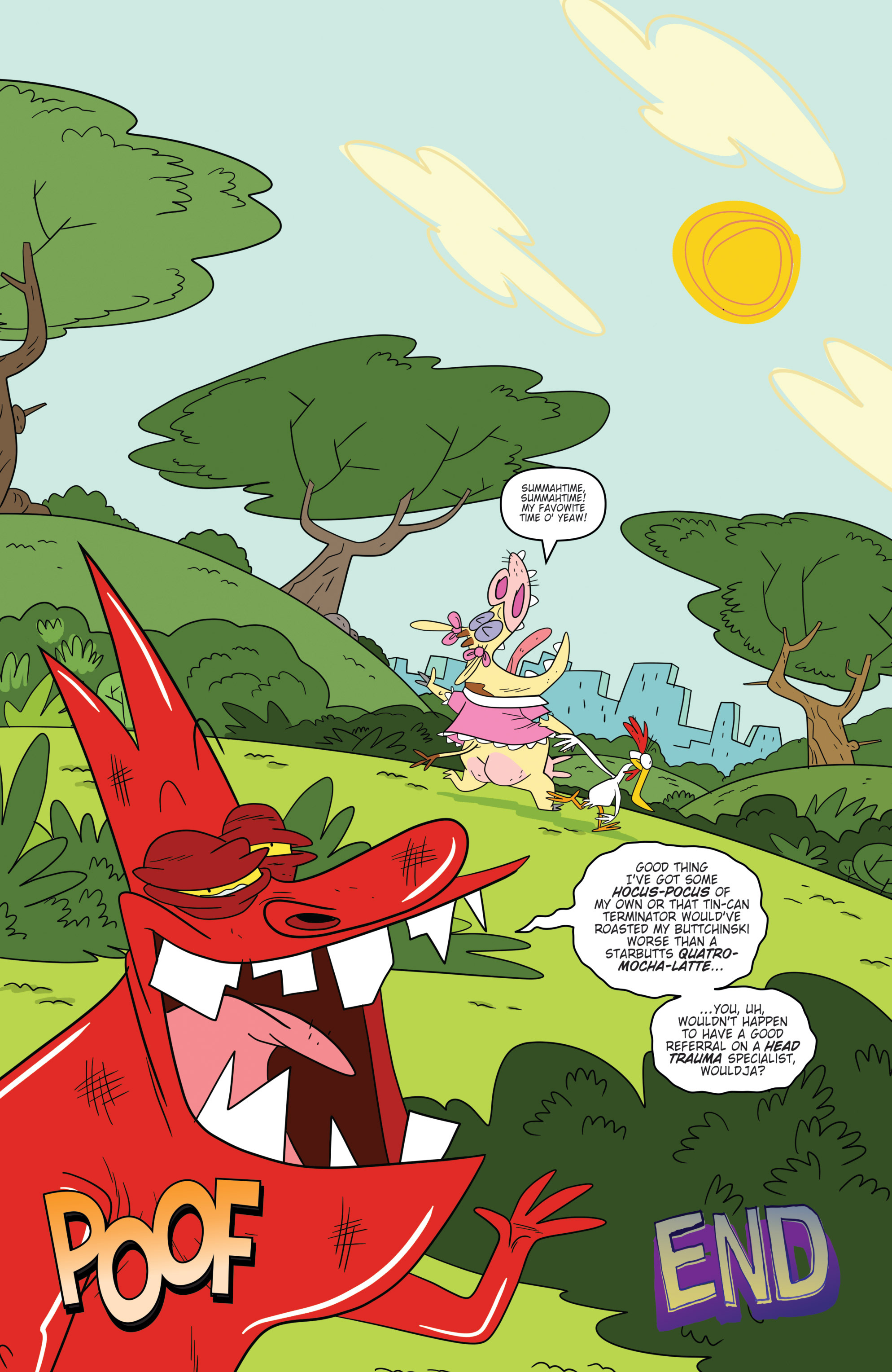 Read online Super Secret Crisis War! comic -  Issue # _Special - Cow and Chicken - 21