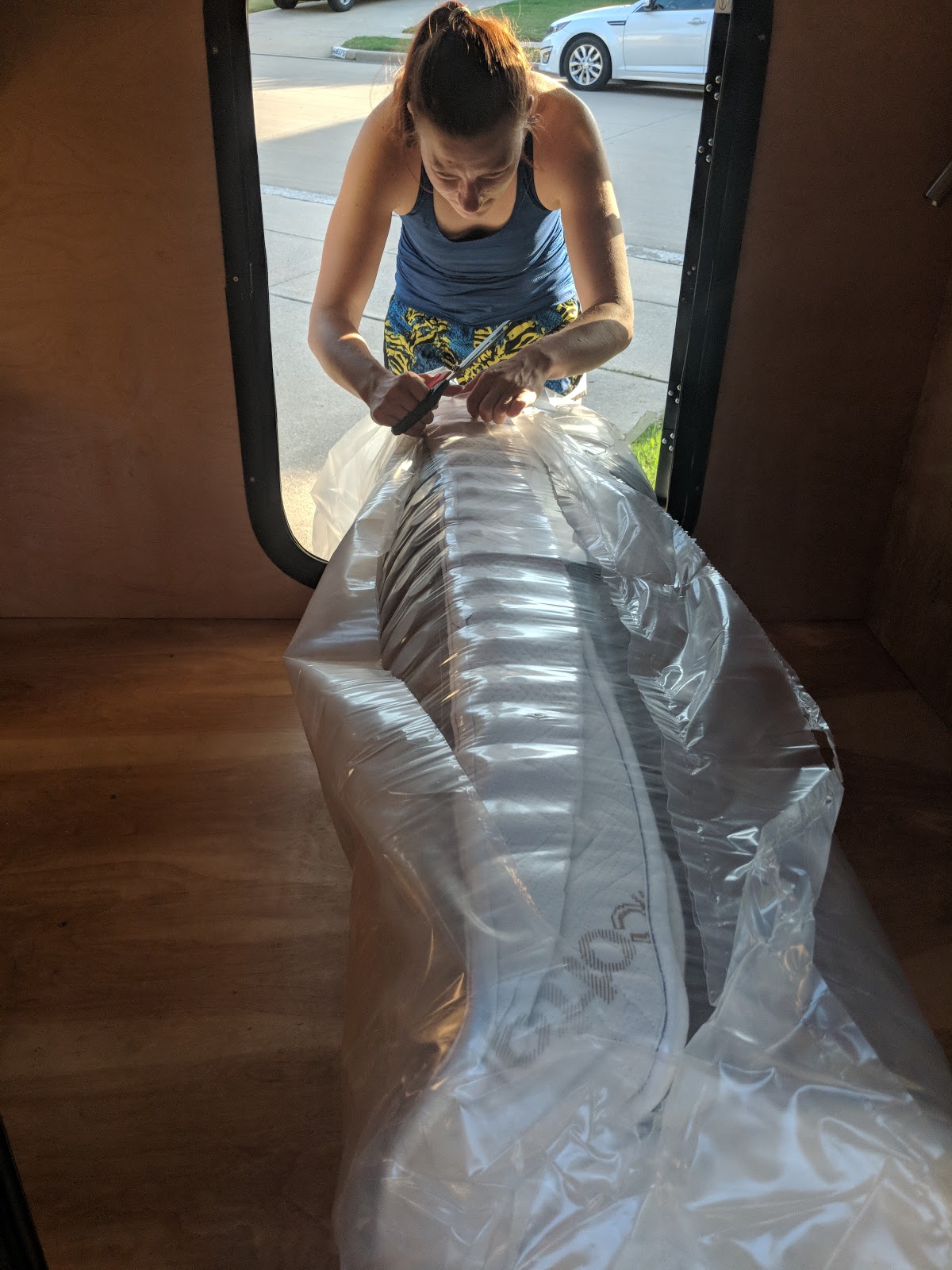 Teardrop Trailer Build Journal Day 30 Installing Doors & Mattress