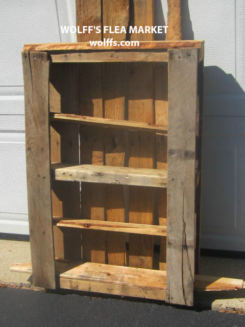 Wolff's Flea Market Blog: How to Build a Recycled Pallet Shelf