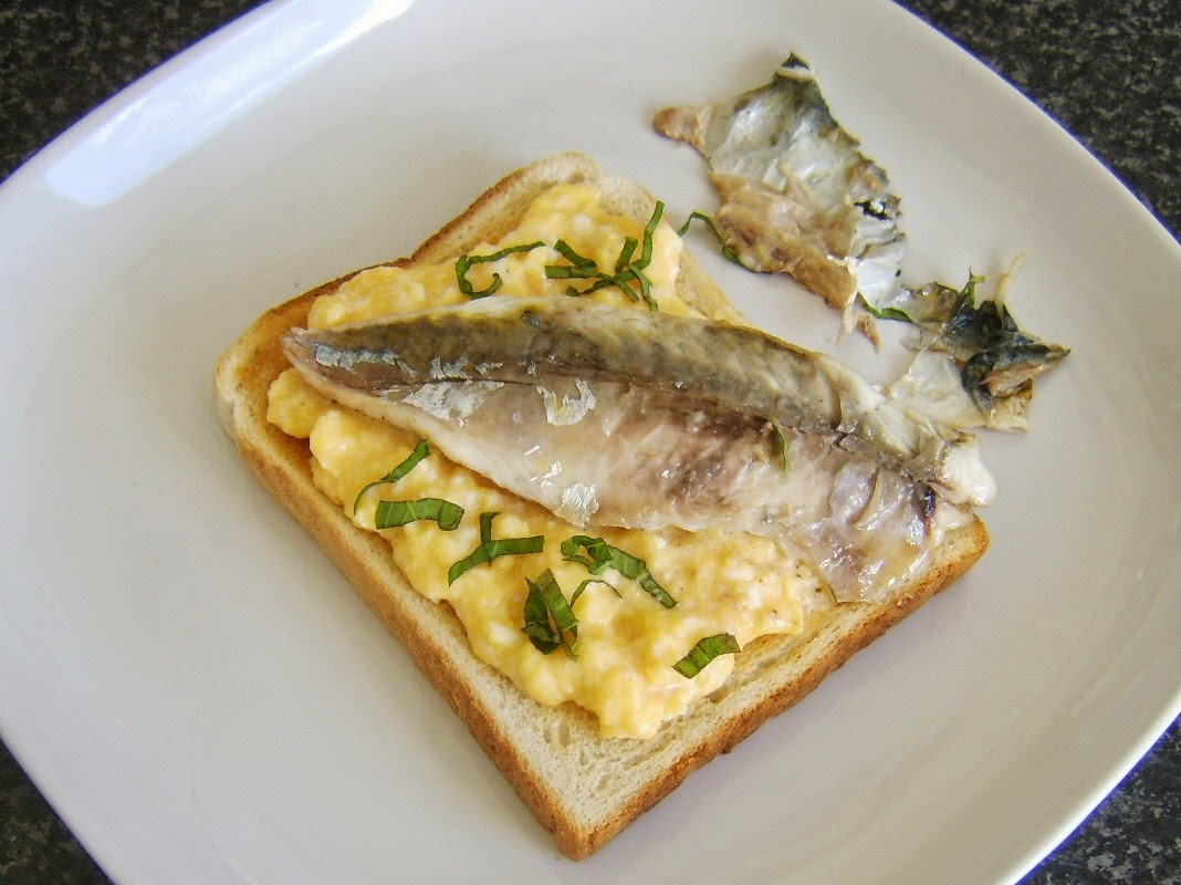 Modern Scottish Food and Recipes Grilled (Broiled) Mackerel Fillet and