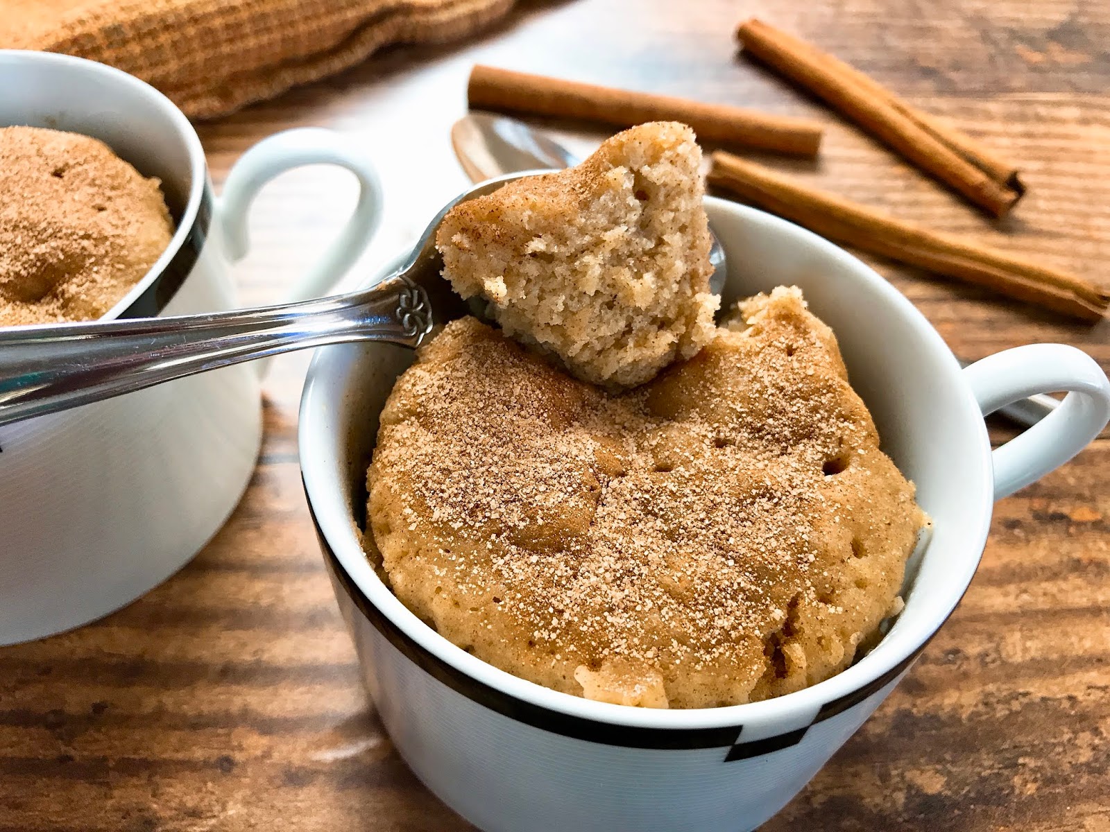 Apple Cinnamon Coffee (Mug) Cake