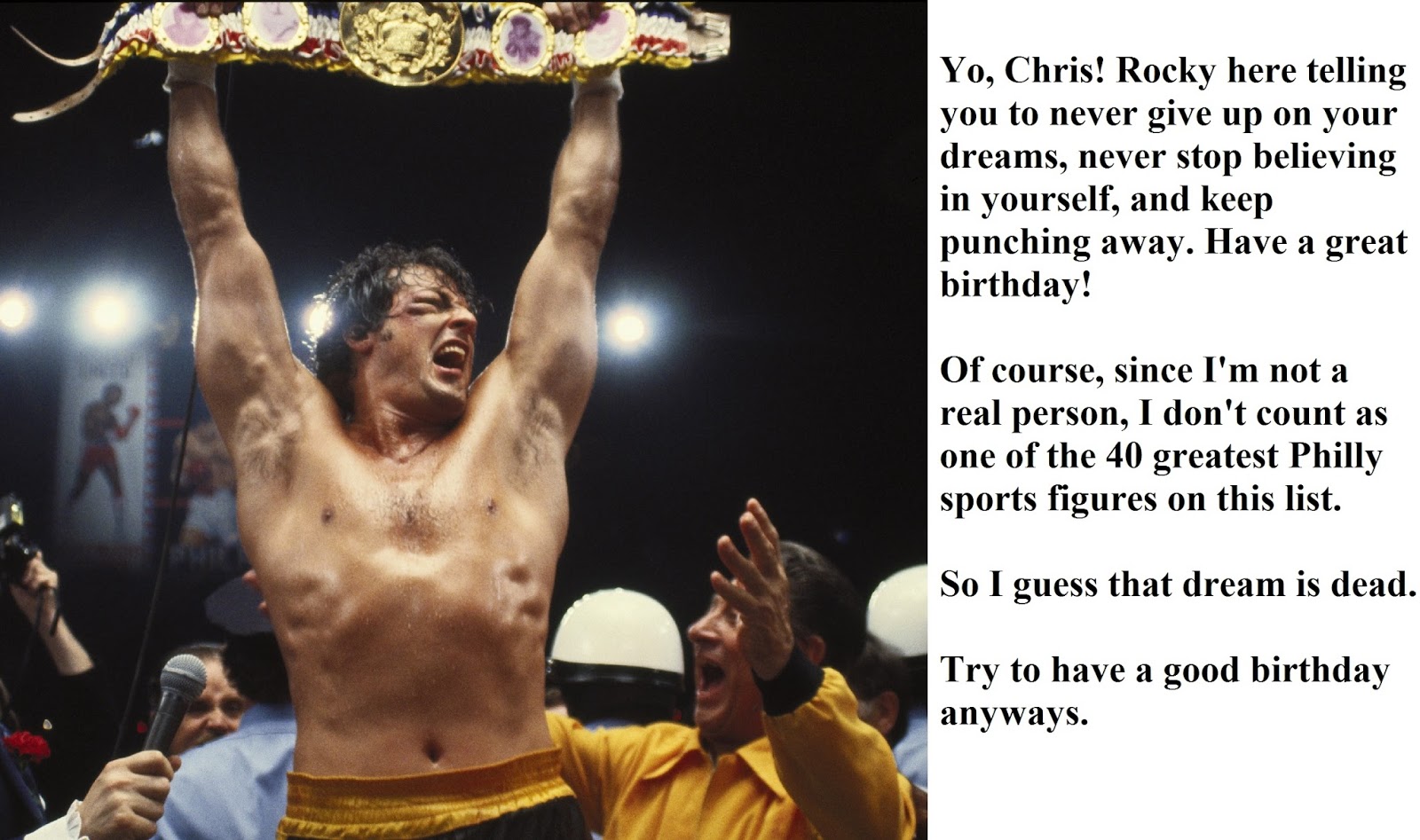 Happy Birthday, G: Rocky