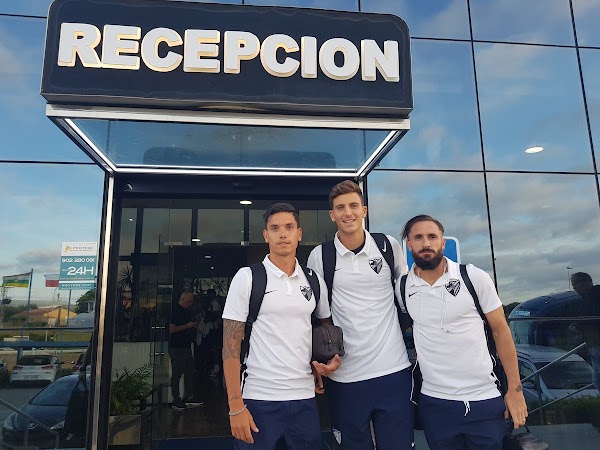 El Málaga llega a Lugo tras casi 11 horas de viaje