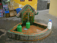 water fountain in the kasbah tangier