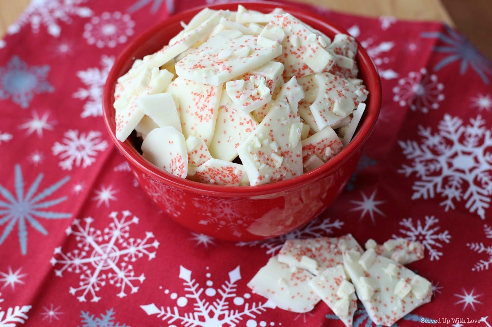Served Up With Love: Peppermint Bark