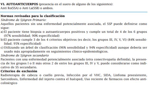 Tabla I: extraída de Enfermedades reumáticas: Actualización SVR