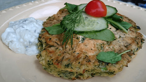 Zucchini and Dill Fritter