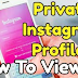 Instagram Private Profile View