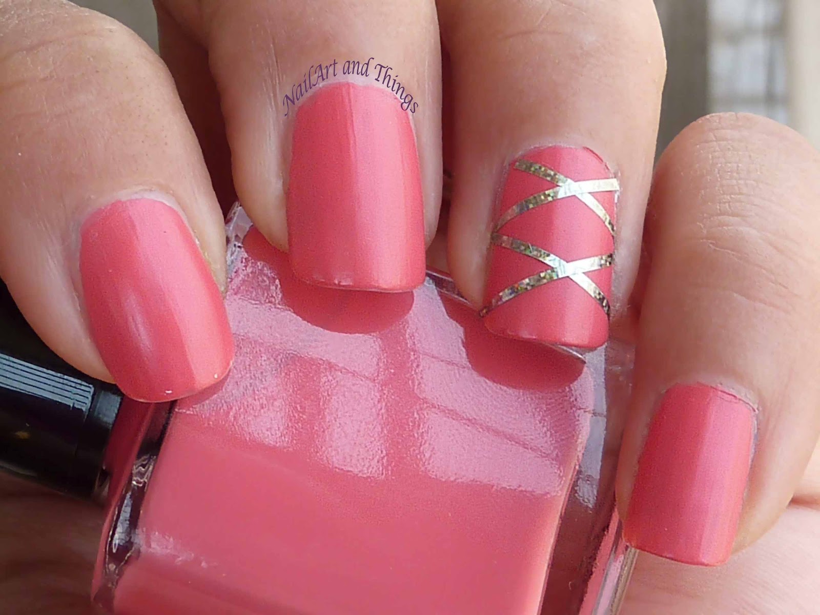 Striping Tape Nail Art Designs Step by Step - wide 2