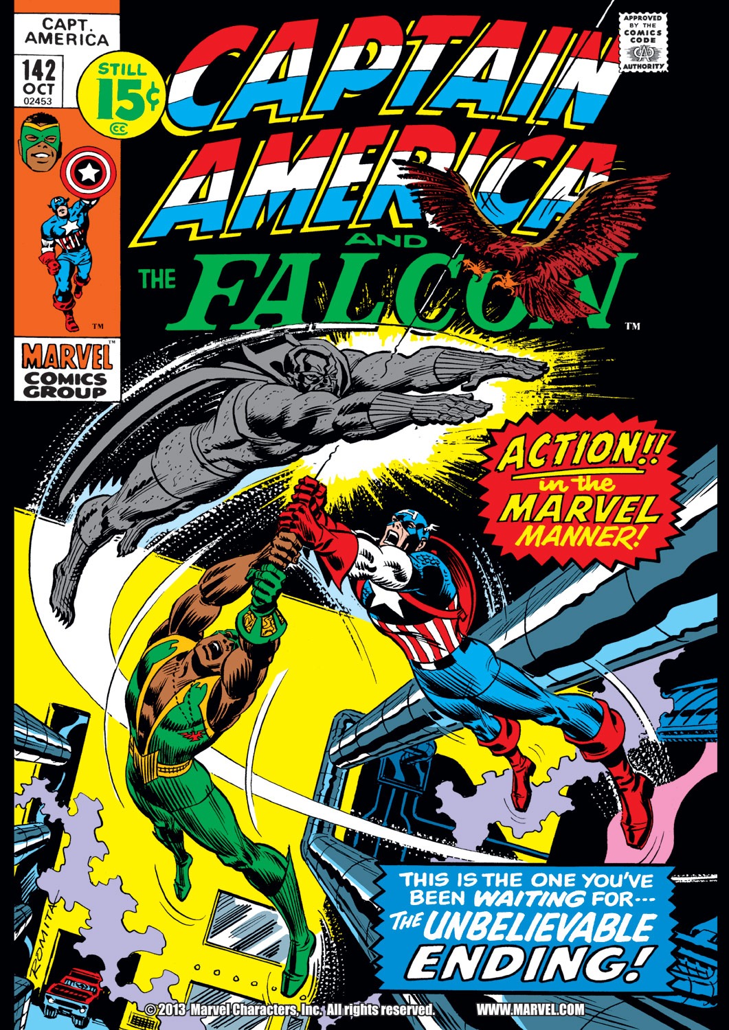 Read online Captain America (1968) comic -  Issue #142 - 1