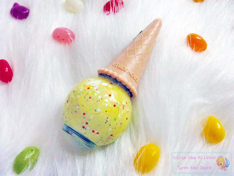 ETUDE HOUSE Sweet Recipe Ice-cream Nails: #2 Lemon Sherbet.