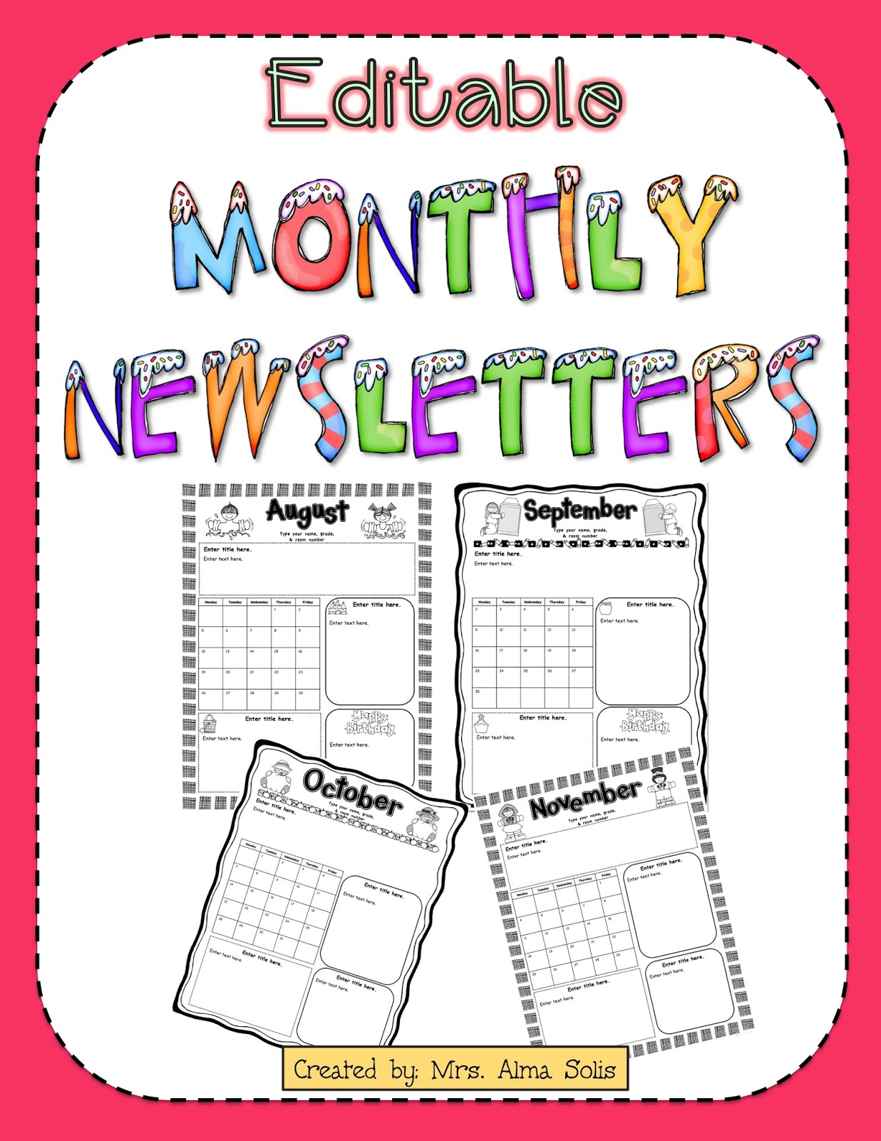 32-free-printable-a4-newsletter-templates-for-school-and-community