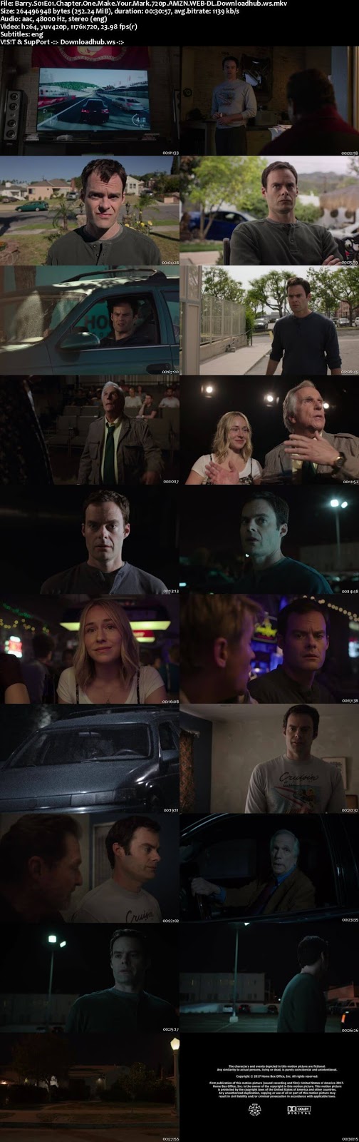 Barry S01E01 250MB WEB-DL 720p ESubs