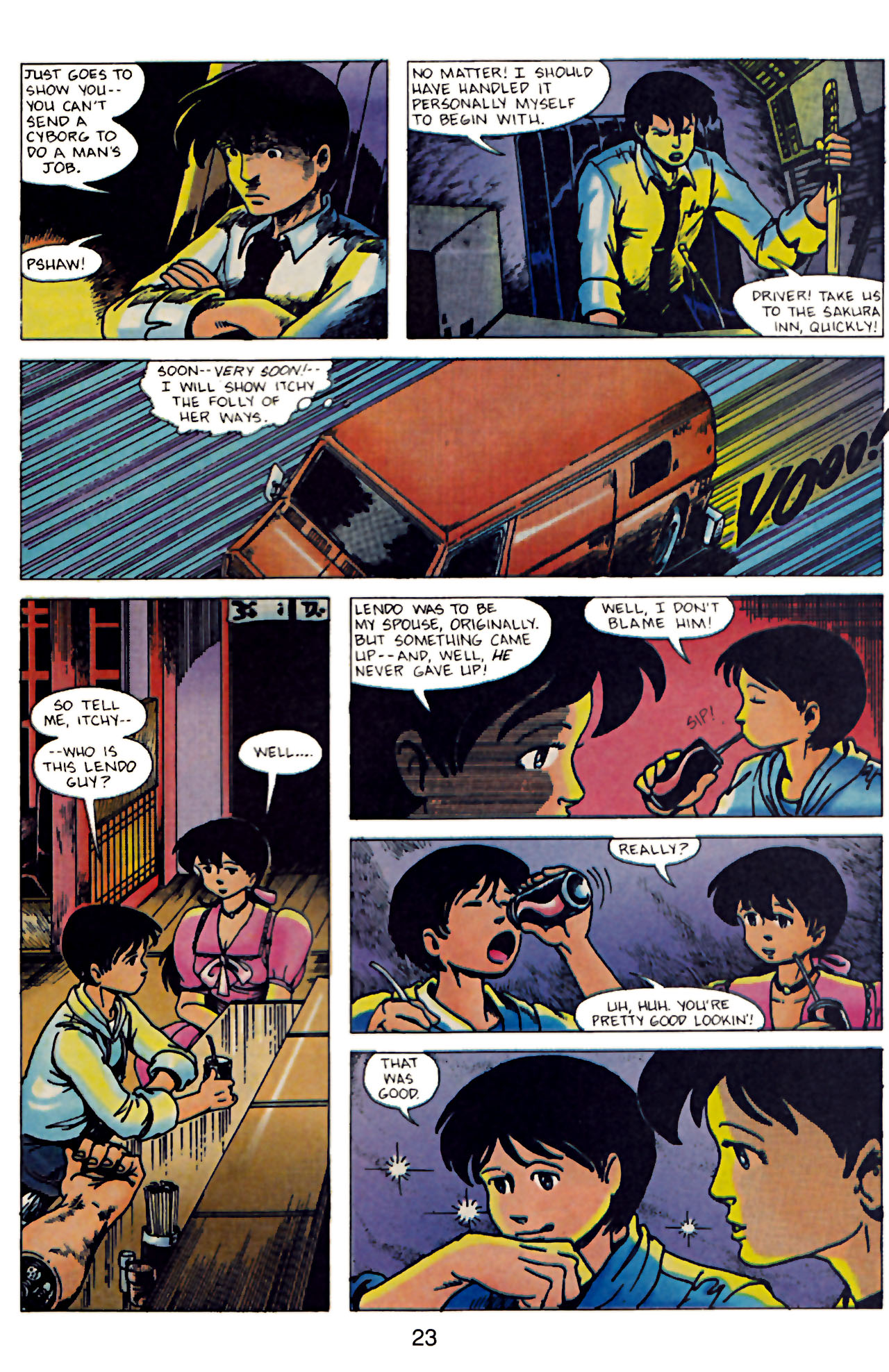 Read online Ninja High School In Color comic -  Issue #7 - 25