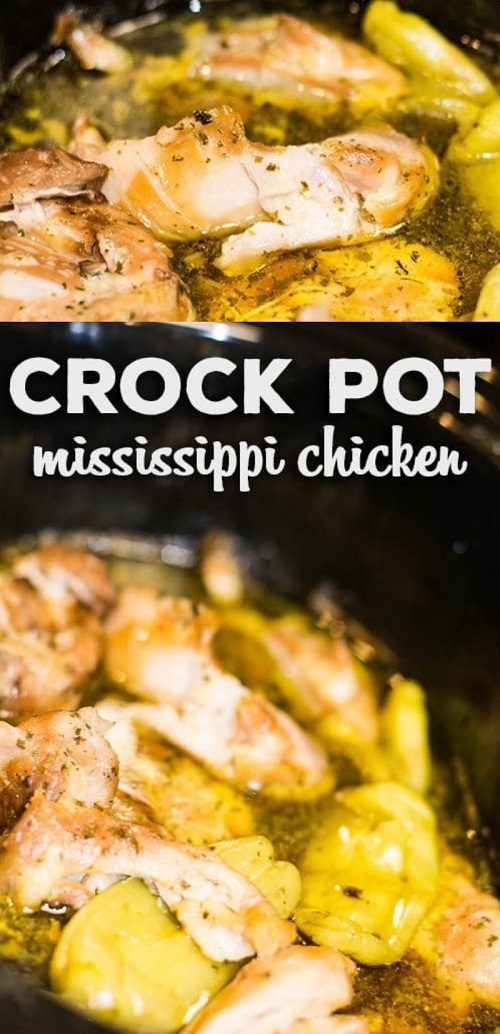 Crock Pot Mississippi Chicken Thighs Crock Pot Mississippi Chicken Thighs