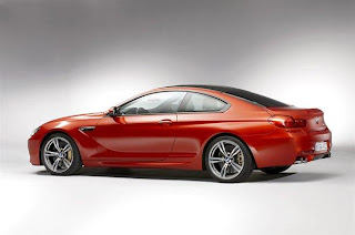 NEW BMW M6 RED SIDE VIEW