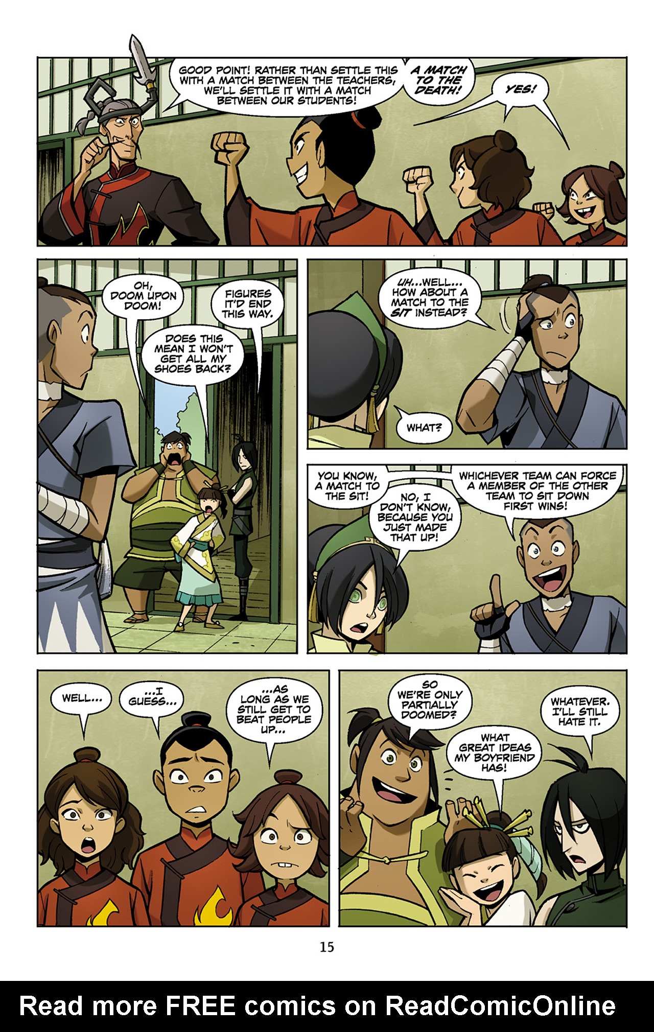 Read online Nickelodeon Avatar: The Last Airbender - The Promise comic -  Issue # Part 2 - 16