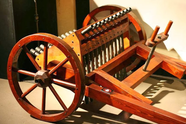 Da Vinci The Genius Exhibit The Mind Museum Gun Machine