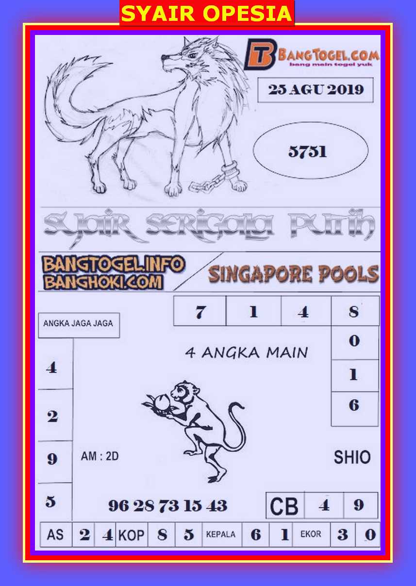 Syair Bd Singapore 25 Agustus 2019 Syair Bd Singapore 25 Agustus 2019