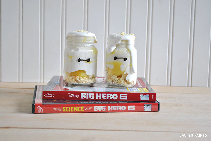 Big Hero 6 + My Mini Baymax in a Jar Honey-Lemon Meringue Pie Recipe