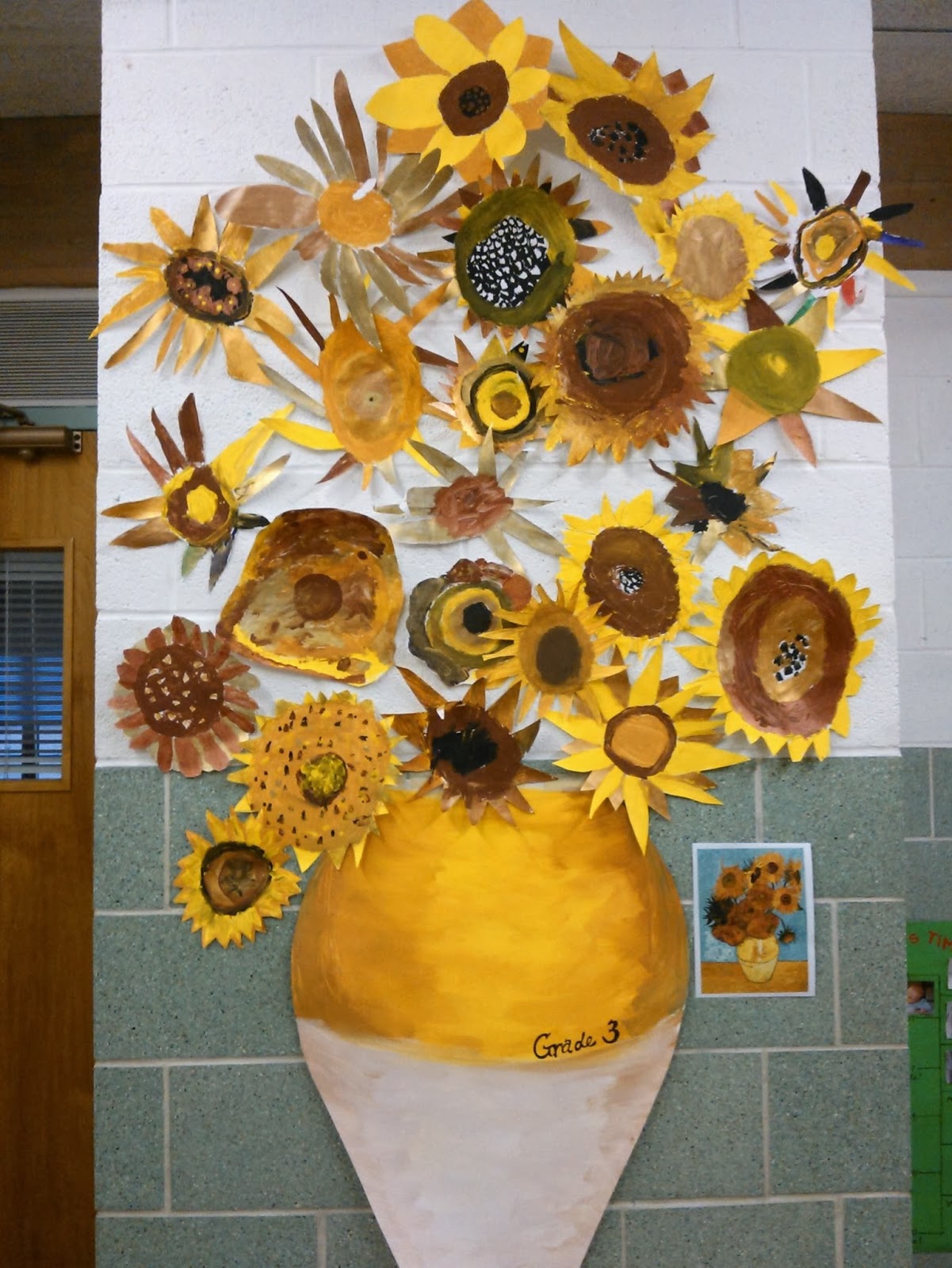 Miss M's Art Room 3rd Grade Van Gogh Sunflowers