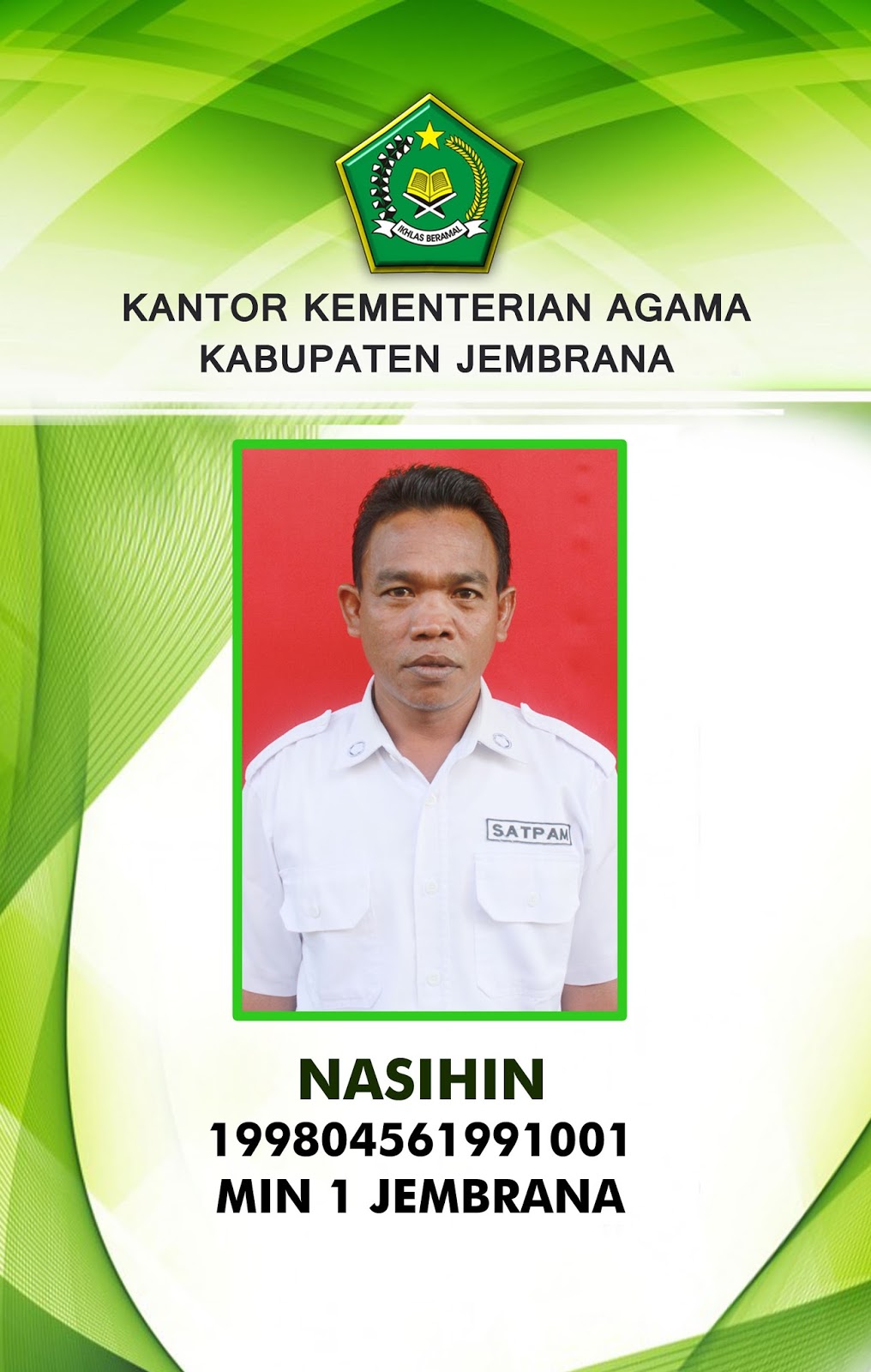 Tren Gaya 24+ Contoh Desain ID Card