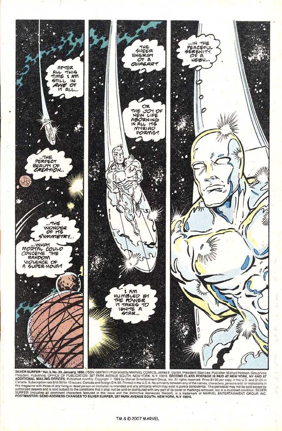 Read online Silver Surfer (1987) comic -  Issue #33 - 3