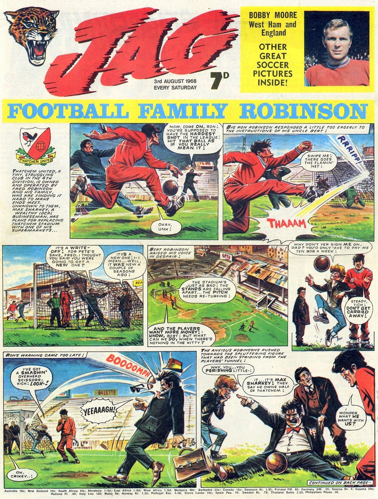 *KAZOOP !! FOOTBALL THEME IN BRITISH HUMOUR COMICS TO CELEBRATE EURO