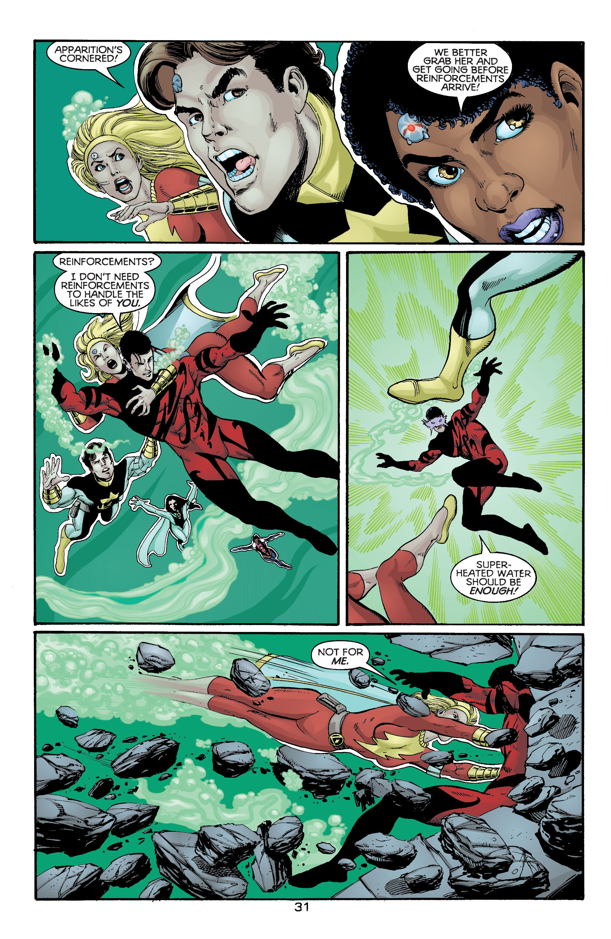 Read online Titans/Legion of Super-Heroes: Universe Ablaze comic -  Issue #3 - 34