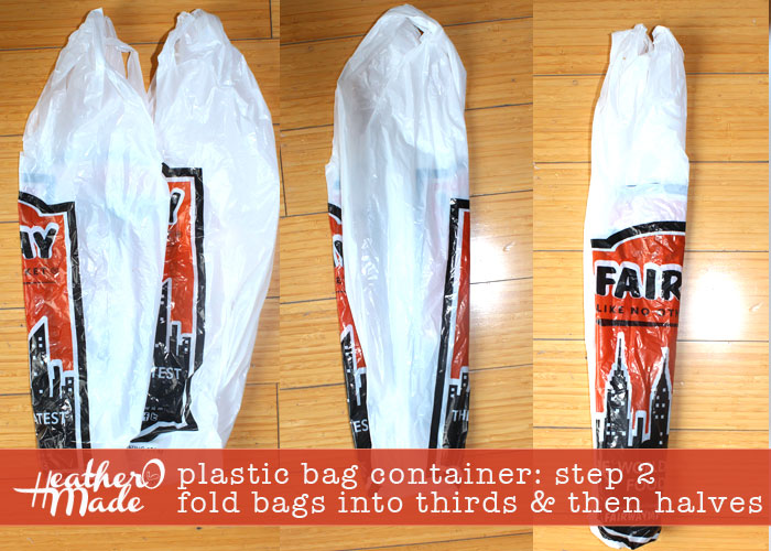 Heather O Made Plastic Bag Container